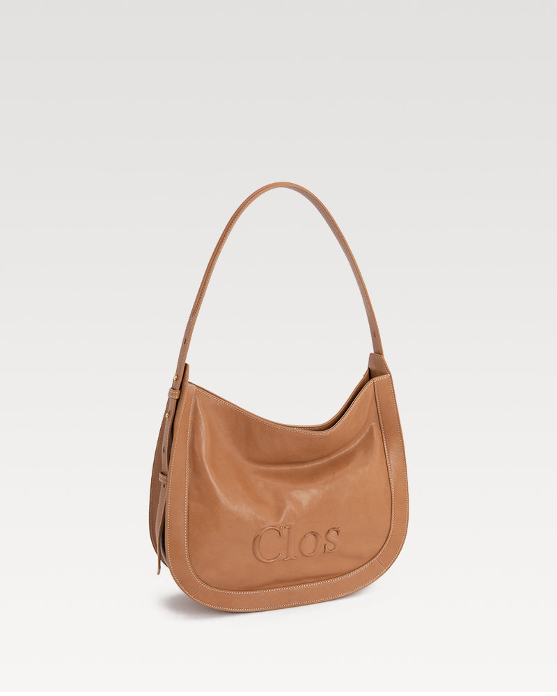 Blendtote series vegetable-tanned calfskin tote bag