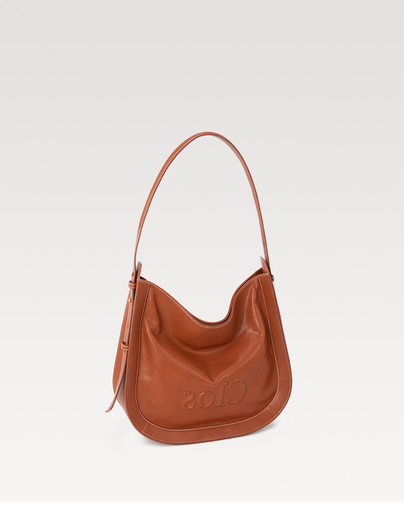 Blendtote series vegetable-tanned calfskin tote bag