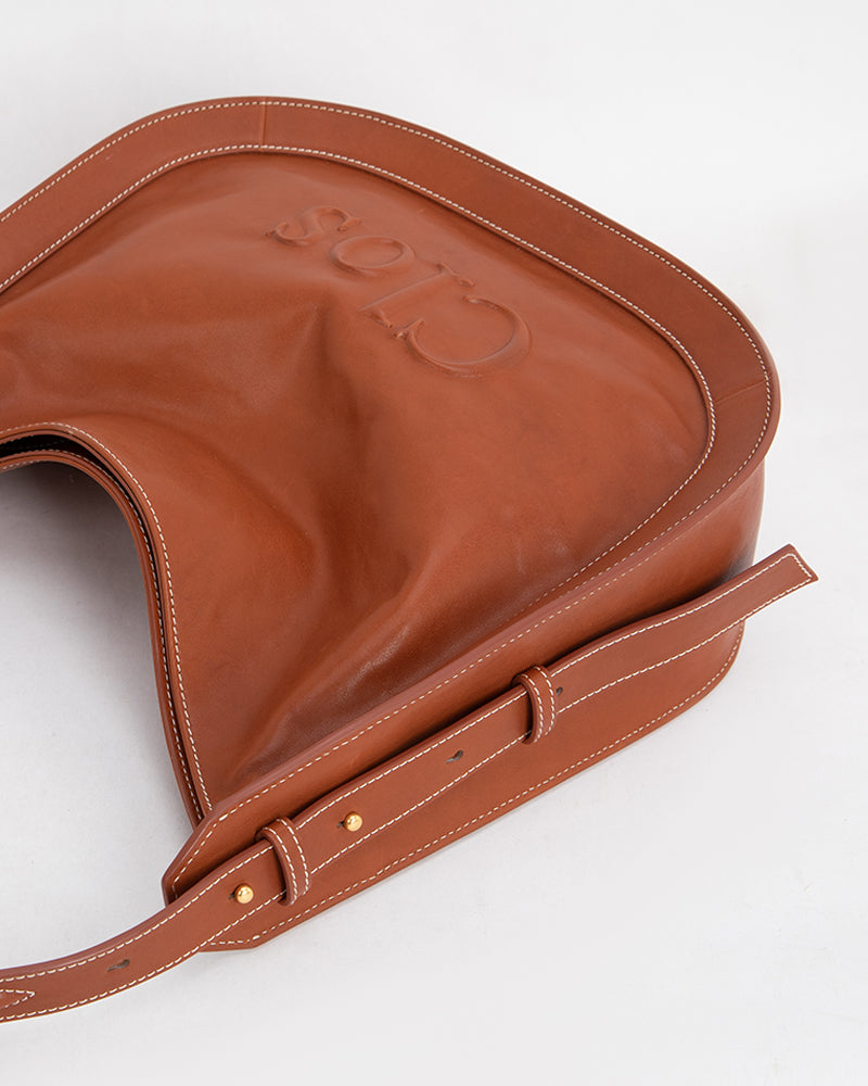 Blendtote series vegetable-tanned calfskin tote bag