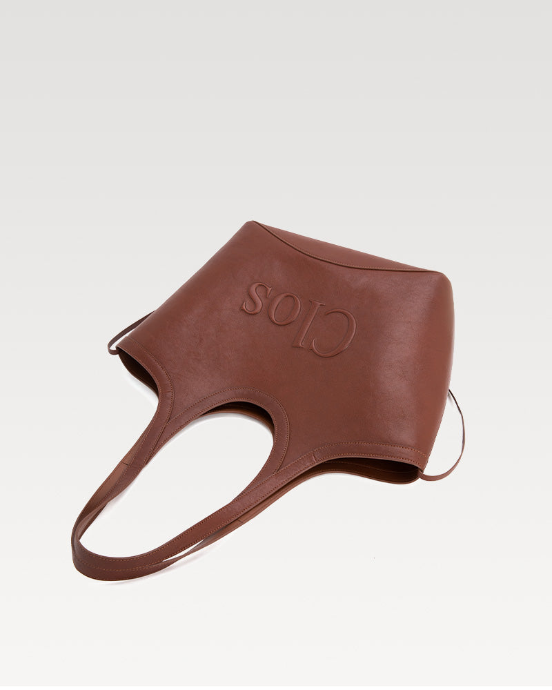 Vastote series top-grain vegetable-tanned leather tote bag
