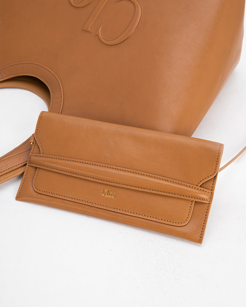Vastote series top-grain vegetable-tanned leather tote bag