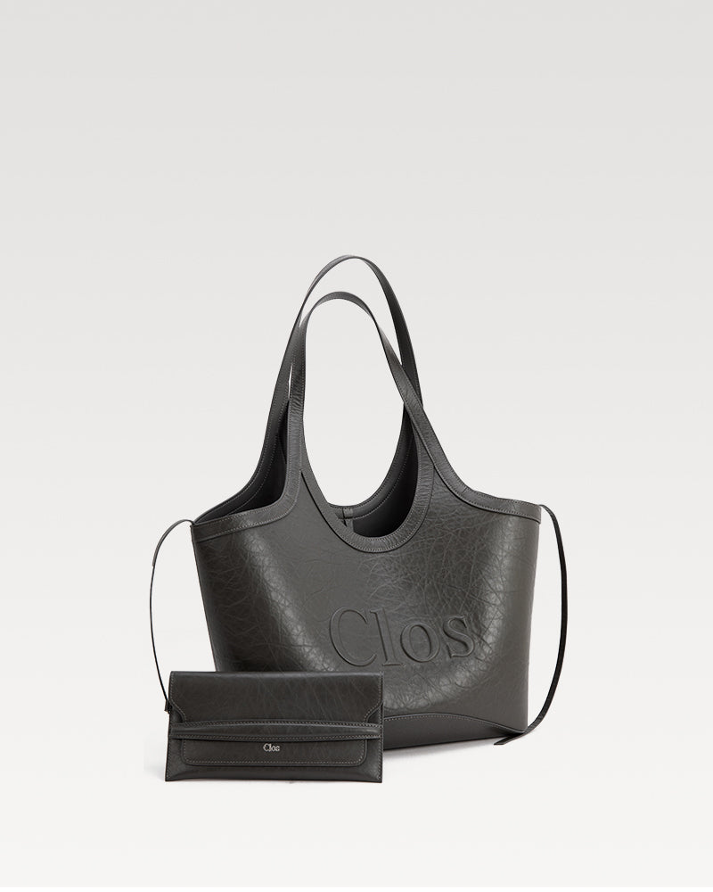 Vastote series top-grain leather tote bag