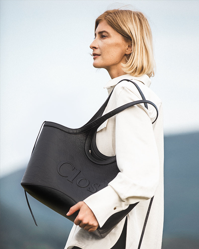 Vastote series top-grain leather tote bag