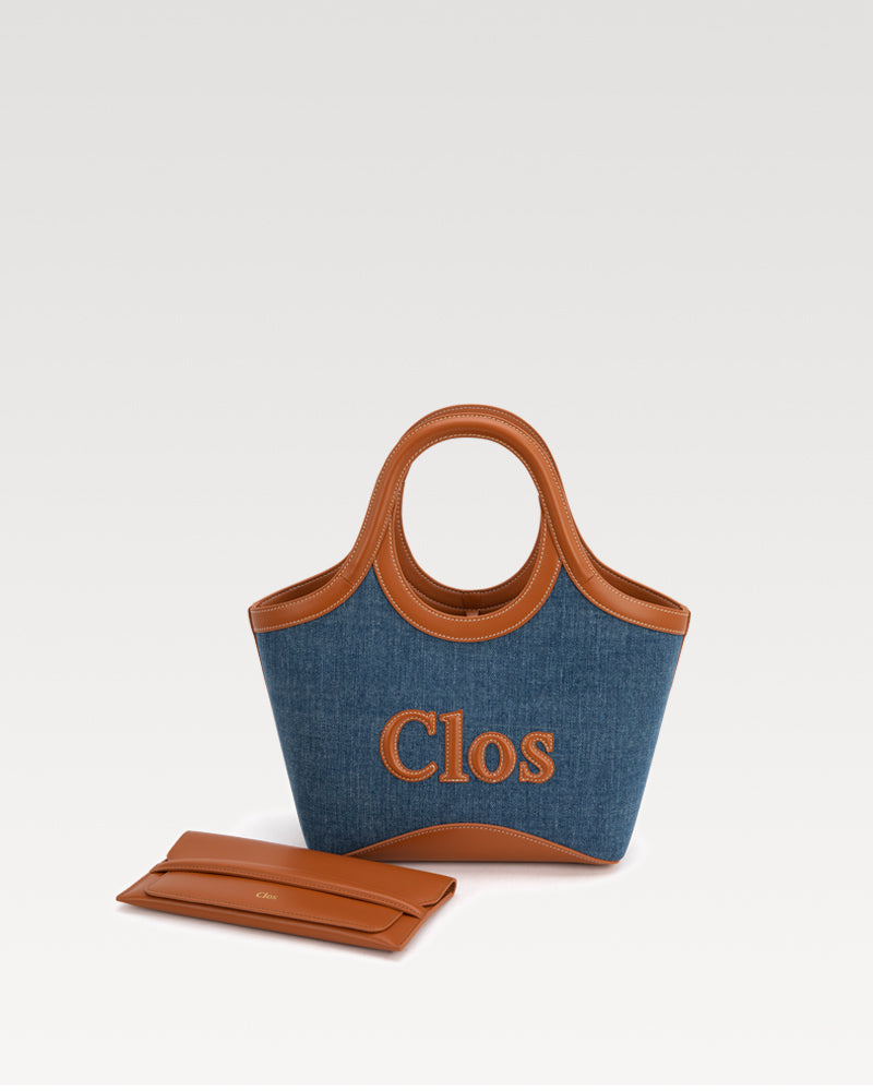 Vastote series denim tote bag