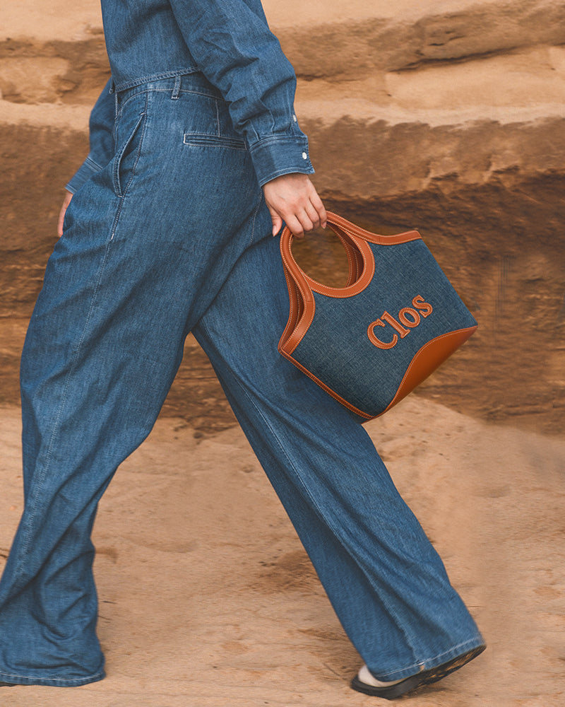 Vastote series denim tote bag