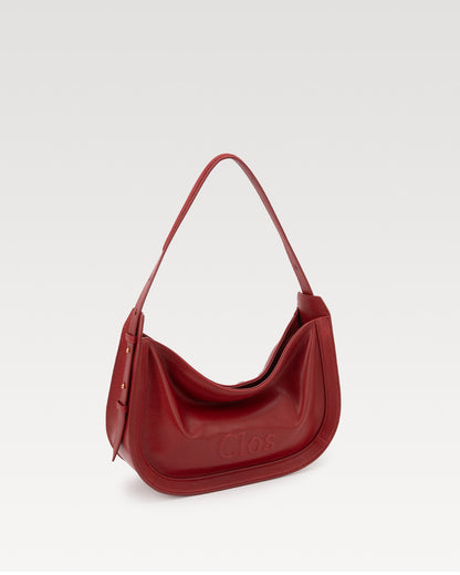 CarryFree Series Small Vegetable-Tanned Lambskin Hobo Bag