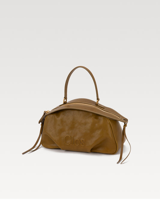 FloatBag Small Size Waxed Vegetable-Tanned Full-Grain Leather Dinghy Bag
