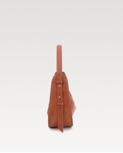 CarryFree Series Small Vegetable-Tanned Lambskin Hobo Bag