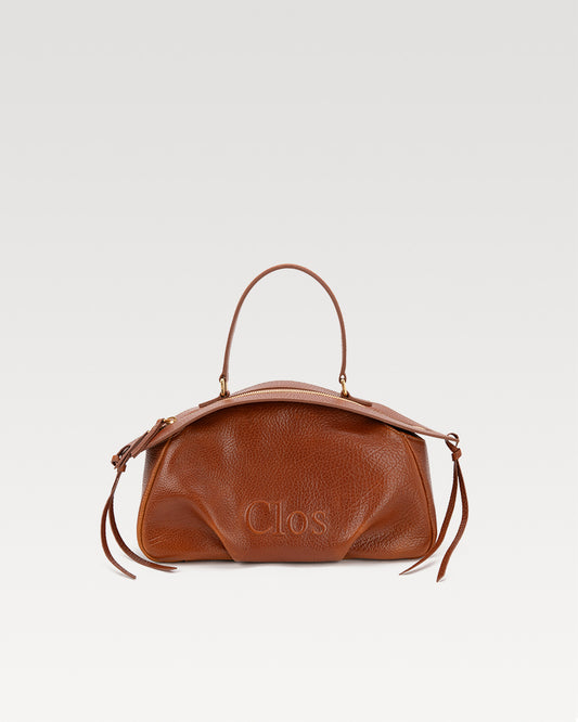 FloatBag Small Size Boat Bag in Top-Grain Cow Neck Leather