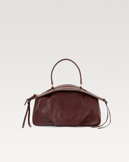 FloatBag Small Size Boat Bag in Top-Grain Cow Neck Leather