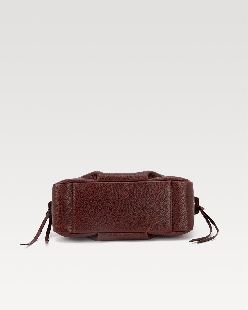 FloatBag Small Size Boat Bag in Top-Grain Cow Neck Leather