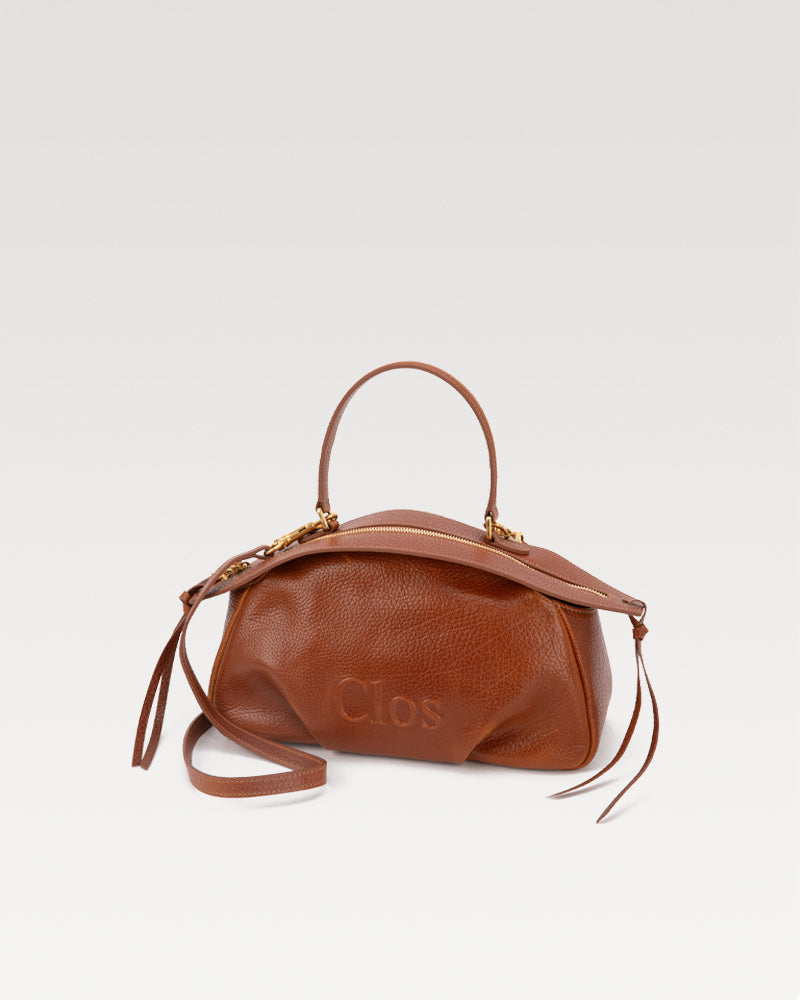 FloatBag Small Size Boat Bag in Top-Grain Cow Neck Leather