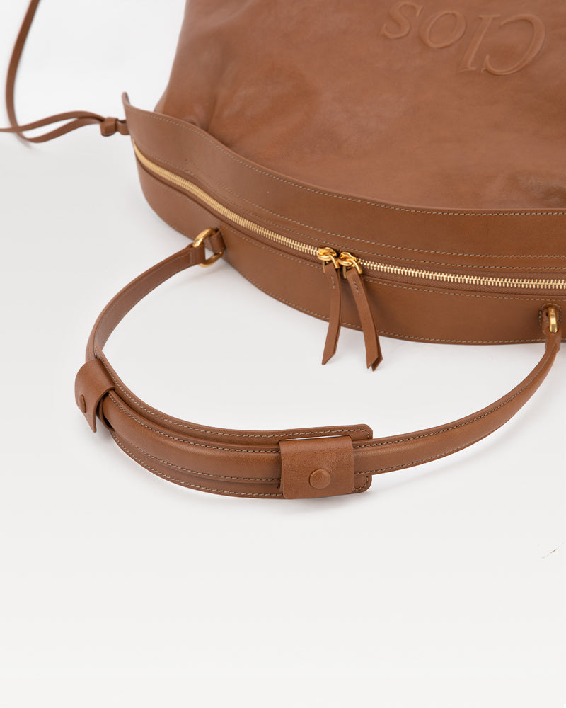 FloatBag Grand Vegetable-Tanned Full-Grain Leather Dinghy Bag