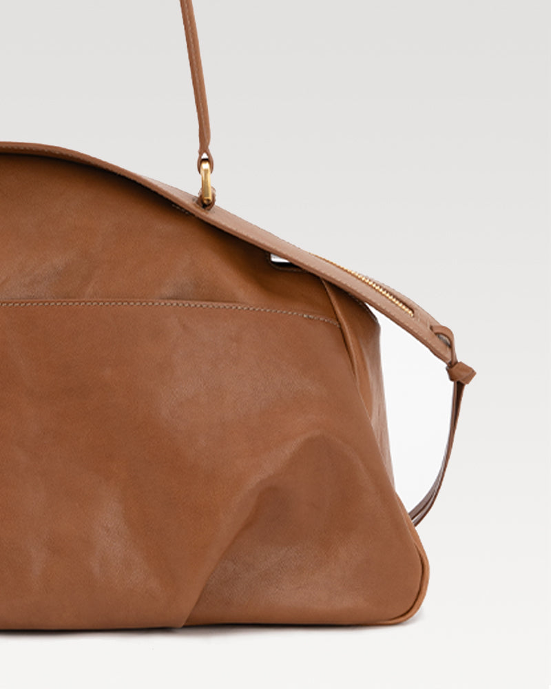 FloatBag Grand Vegetable-Tanned Full-Grain Leather Dinghy Bag