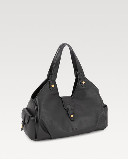 Coda Series Small Vegetable-Tanned Sheepskin Hobo Bag